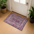 thumbnail image 1 of Addison Rugs Mayfield Premium Machine Washable Transitional Geometric Pink Rectangle Rug, 1'8" x 2'6", 1 of 6