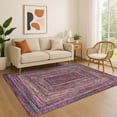 thumbnail image 1 of Addison Rugs Mayfield Premium Machine Washable Transitional Geometric Pink Rectangle Rug, 2'6" x 3'10", 1 of 7