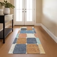 thumbnail image 1 of Addison Rugs Mayfield Premium Machine Washable Transitional Geometric Rust Runner Rug, 2'3" x 7'6", 1 of 6