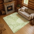 thumbnail image 1 of Addison Rugs Mayfield Premium Machine Washable Transitional Geometric Sage Rectangle Rug, 5' x 7'6", 1 of 7