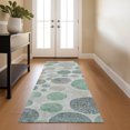 thumbnail image 1 of Addison Rugs Mayfield Premium Machine Washable Transitional Geometric Sage Runner Rug, 2'3" x 7'6", 1 of 6