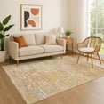 thumbnail image 1 of Addison Rugs Mayfield Premium Machine Washable Transitional Geometric Salmon Rectangle Rug, 5' x 7'6", 1 of 7