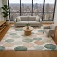 thumbnail image 1 of Addison Rugs Mayfield Premium Machine Washable Transitional Geometric Salmon Rectangle Rug, 9' x 12', 1 of 7