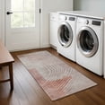 thumbnail image 1 of Addison Rugs Mayfield Premium Machine Washable Transitional Geometric Salmon Runner Rug, 2'3" x 7'6", 1 of 6