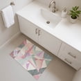 thumbnail image 1 of Addison Rugs Mayfield Premium Machine Washable Transitional Geometric Seafoam Rectangle Rug, 1'8" X 2'6" Machine Washable Transitional Geometric Seafoam Oversized Sherpa Throw Blanket, 1 of 6