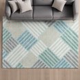 thumbnail image 1 of Addison Rugs Mayfield Premium Machine Washable Transitional Geometric Seafoam Rectangle Rug, 3' x 5', 1 of 6