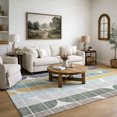 thumbnail image 1 of Addison Rugs Mayfield Premium Machine Washable Transitional Geometric Seafoam Rectangle Rug, 8' x 10', 1 of 6