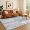 thumbnail image 1 of Addison Rugs Mayfield Premium Machine Washable Transitional Geometric Sky Rectangle Rug, 5' x 7'6", 1 of 7