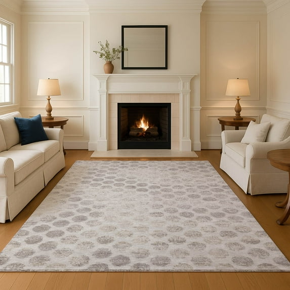 Addison Rugs Mayfield Premium Machine Washable Transitional Geometric Taupe Rectangle Rug, 10' X 14' Machine Washable Transitional Geometric Taupe Oversized Sherpa Throw Blanket