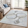 thumbnail image 1 of Addison Rugs Mayfield Premium Machine Washable Transitional Geometric Taupe Rectangle Rug, 10' x 14', 1 of 6