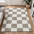 thumbnail image 1 of Addison Rugs Mayfield Premium Machine Washable Transitional Geometric Taupe Rectangle Rug, 3' x 5', 1 of 6