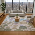 thumbnail image 1 of Addison Rugs Mayfield Premium Machine Washable Transitional Geometric Taupe Rectangle Rug, 8' x 10', 1 of 7