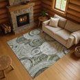 thumbnail image 1 of Addison Rugs Mayfield Premium Machine Washable Transitional Geometric Taupe Rectangle Rug, 8' x 10', 1 of 7