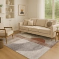 thumbnail image 1 of Addison Rugs Mayfield Premium Machine Washable Transitional Geometric Taupe Rectangle Rug, 9' x 12', 1 of 7
