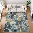 thumbnail image 1 of Addison Rugs Mayfield Premium Machine Washable Transitional Geometric Teal Rectangle Rug, 10' x 14', 1 of 7