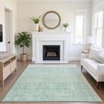 thumbnail image 1 of Addison Rugs Mayfield Premium Machine Washable Transitional Geometric Teal Rectangle Rug, 8' x 10', 1 of 7