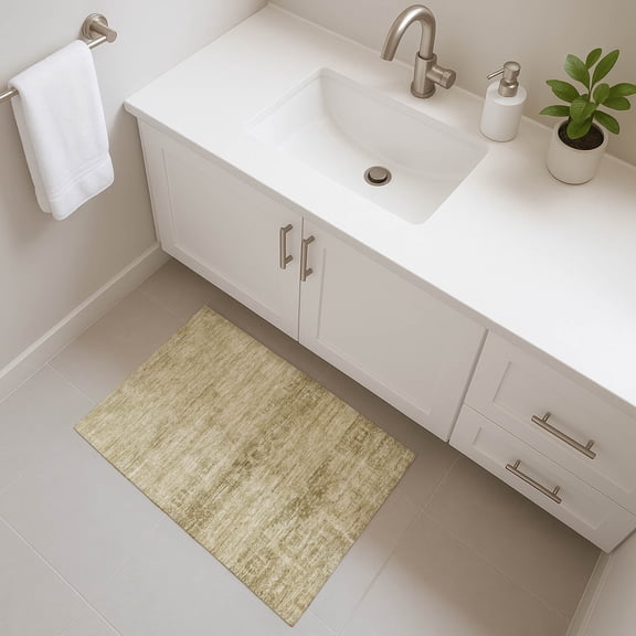 Addison Rugs Mayfield Premium Machine Washable Transitional Global Beige Rectangle Rug, 1'8" x 2'6"