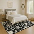 thumbnail image 1 of Addison Rugs Mayfield Premium Machine Washable Transitional Global Black Rectangle Rug, 9' x 12', 1 of 7