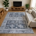 thumbnail image 1 of Addison Rugs Mayfield Premium Machine Washable Transitional Global Blue Rectangle Rug, 3' x 5', 1 of 7