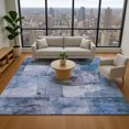 thumbnail image 1 of Addison Rugs Mayfield Premium Machine Washable Transitional Global Blue Rectangle Rug, 8' x 10', 1 of 7