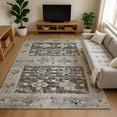 thumbnail image 1 of Addison Rugs Mayfield Premium Machine Washable Transitional Global Brown Rectangle Rug, 3' x 5', 1 of 7
