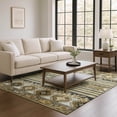 thumbnail image 1 of Addison Rugs Mayfield Premium Machine Washable Transitional Global Chocolate Rectangle Rug, 9' x 12', 1 of 7