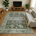 thumbnail image 1 of Addison Rugs Mayfield Premium Machine Washable Transitional Global Olive Rectangle Rug, 10' x 14', 1 of 7