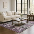 thumbnail image 1 of Addison Rugs Mayfield Premium Machine Washable Transitional Global Purple Rectangle Rug, 10' x 14', 1 of 7