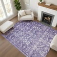 thumbnail image 1 of Addison Rugs Mayfield Premium Machine Washable Transitional Global Purple Rectangle Rug, 8' x 10', 1 of 7