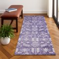thumbnail image 1 of Addison Rugs Mayfield Premium Machine Washable Transitional Global Purple Runner Rug, 2'3" x 7'6", 1 of 6