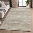 thumbnail image 1 of Addison Rugs Mayfield Premium Machine Washable Transitional Gradient Khaki Rectangle Rug, 5' X 7'6" Machine Washable Transitional Gradient Khaki Oversized Sherpa Throw Blanket, 1 of 6