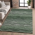 thumbnail image 1 of Addison Rugs Mayfield Premium Machine Washable Transitional Gradient Olive Rectangle Rug, 3' x 5', 1 of 6