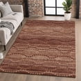thumbnail image 1 of Addison Rugs Mayfield Premium Machine Washable Transitional Gradient Paprika Rectangle Rug, 3' X 5' Machine Washable Transitional Gradient Paprika Oversized Sherpa Throw Blanket, 1 of 6