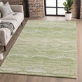 thumbnail image 1 of Addison Rugs Mayfield Premium Machine Washable Transitional Gradient Sage Rectangle Rug, 3' x 5', 1 of 6