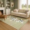 thumbnail image 1 of Addison Rugs Mayfield Premium Machine Washable Transitional Holiday Aloe Rectangle Rug, 3' x 5', 1 of 7