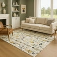 thumbnail image 1 of Addison Rugs Mayfield Premium Machine Washable Transitional Holiday Beige Rectangle Rug, 3' x 5', 1 of 7
