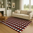 thumbnail image 1 of Addison Rugs Mayfield Premium Machine Washable Transitional Holiday Black Rectangle Rug, 5' x 7'6", 1 of 7
