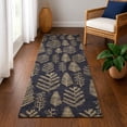 thumbnail image 1 of Addison Rugs Mayfield Premium Machine Washable Transitional Holiday Black Runner Rug, 2'3" x 7'6", 1 of 6