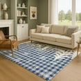 thumbnail image 1 of Addison Rugs Mayfield Premium Machine Washable Transitional Holiday Blue Rectangle Rug, 10' x 14', 1 of 7