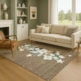 thumbnail image 1 of Addison Rugs Mayfield Premium Machine Washable Transitional Holiday Brown Rectangle Rug, 3' x 5', 1 of 7