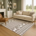 thumbnail image 1 of Addison Rugs Mayfield Premium Machine Washable Transitional Holiday Brown Rectangle Rug, 8' x 10', 1 of 7