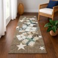 thumbnail image 1 of Addison Rugs Mayfield Premium Machine Washable Transitional Holiday Brown Runner Rug, 2'3" x 7'6", 1 of 6