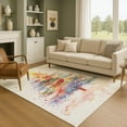 thumbnail image 1 of Addison Rugs Mayfield Premium Machine Washable Transitional Holiday Christmas Tree Ivory Rectangle Rug, 10' x 14', 1 of 7