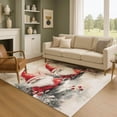 thumbnail image 1 of Addison Rugs Mayfield Premium Machine Washable Transitional Holiday Gnome Ivory Rectangle Rug, 10' x 14', 1 of 7