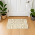 thumbnail image 1 of Addison Rugs Mayfield Premium Machine Washable Transitional Holiday Gold Rectangle Rug, 1'8" x 2'6", 1 of 6