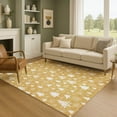 thumbnail image 1 of Addison Rugs Mayfield Premium Machine Washable Transitional Holiday Gold Rectangle Rug, 10' x 14', 1 of 7