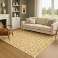 thumbnail image 1 of Addison Rugs Mayfield Premium Machine Washable Transitional Holiday Gold Rectangle Rug, 10' x 14', 1 of 7