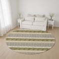 thumbnail image 1 of Addison Rugs Mayfield Premium Machine Washable Transitional Holiday Gray Round Rug, 8' x 8', 1 of 6