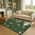 thumbnail image 1 of Addison Rugs Mayfield Premium Machine Washable Transitional Holiday Green Rectangle Rug, 2'6" x 3'10", 1 of 7
