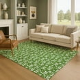thumbnail image 1 of Addison Rugs Mayfield Premium Machine Washable Transitional Holiday Green Rectangle Rug, 9' x 12', 1 of 7